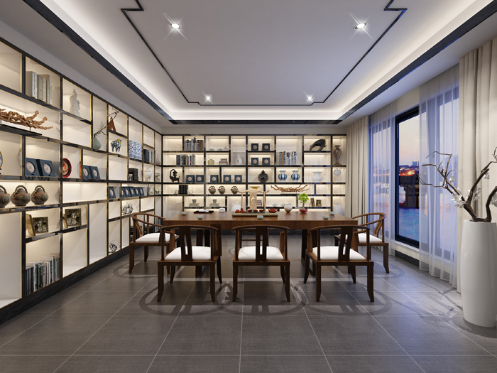 施琳梅《“虚怀若谷 怡然自得”中式别墅室内设计》.jpg