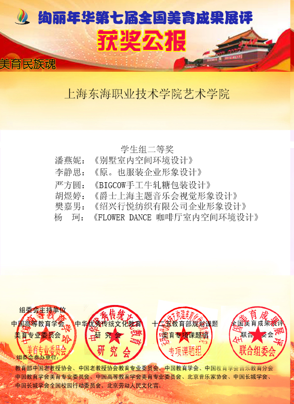 上海东海职业技术学院艺术学院  获奖公报2.jpg